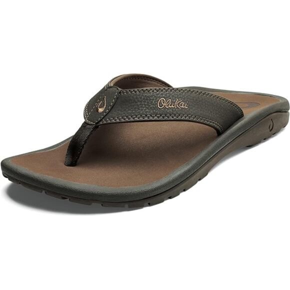 Men's Beach Sandals, Quick-Dry Flip-Flop Slides, Water Resistant & Lightweight - Picture 7 of 7